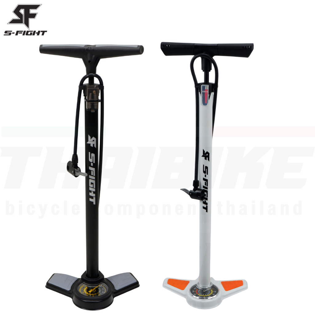 สูบจักรยานตั้งพื้น S-FIGHT รุ่น S445 อัดได้ถึง 160 PSI