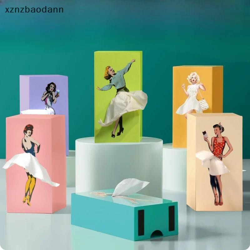 [XZNZVV] บินกระโปรงกล่องกระดาษทิชชูการ์ตูนอะนิเมะสาวเนื้อเยื่อกระโปรงพองสาวใบหน้ากล่องกระดาษทิชชูสก์ท็อปเครื่องประดับตกแต่ง IKFG
