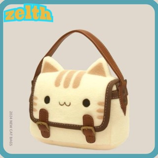 Zelth ตุ๊กตาลูกแมวกระเป๋าถือ, ตุ๊กตาตุ๊กตา 2024 Furry Cat กร…