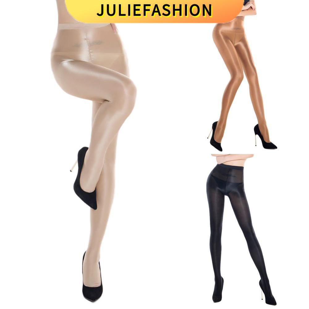 [Local Delivery] หญิงคุณภาพสูง Pantyhose 70D ใหม่แฟชั่นผู้หญิง 3 สี TigJHs Lady เซ็กซี่เรียบซาตินเงาถุงน่องน้ํามัน JHTH[OVSA]