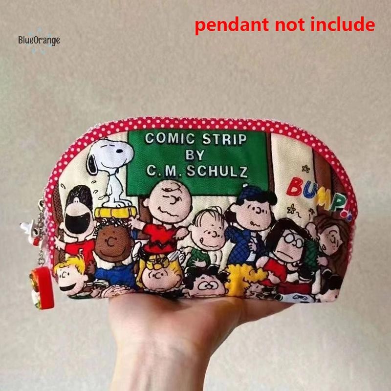ใหม่ การ์ตูนน่ารัก Snoopy Joint พิมพ์ปากกากระเป๋าเครื่องเขียนความจุขนาดใหญ่กระเป๋าเก็บแต่งหน้านักเรียน Supply hot