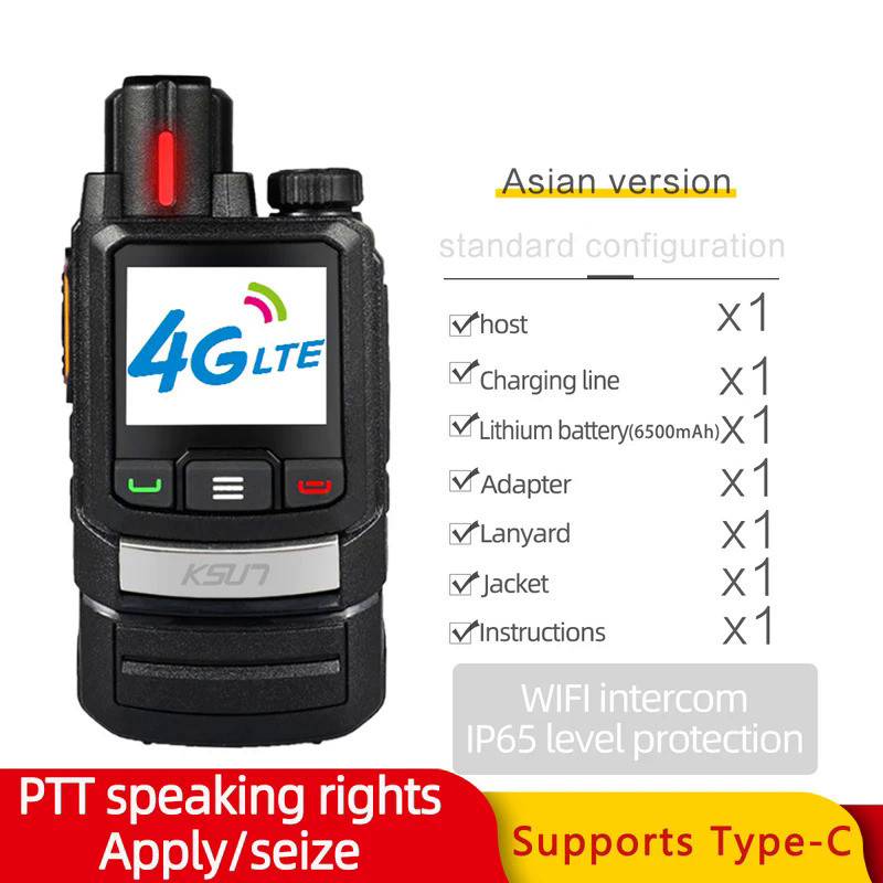 Zello Walkie Talkie 4G SIM Network Radio Station Long Range WIFI KSUT ZL60