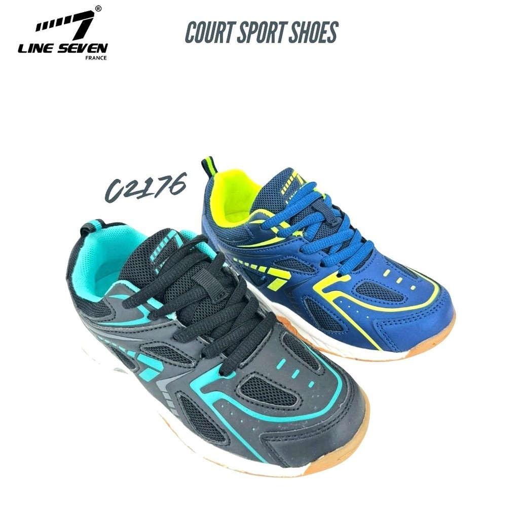 LINE-7 JR C-2176 COURT SHOES/รองเท้าแบดมินตัน / Kasut Badminton kanak kanak kanak