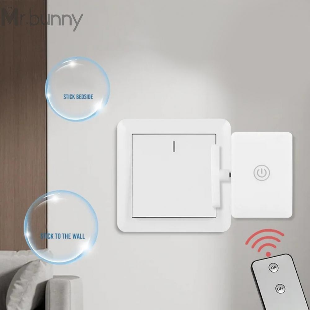 MRBUNNY#Bedside Remote Switch Stick on Installation Quick and Convenient Light Control