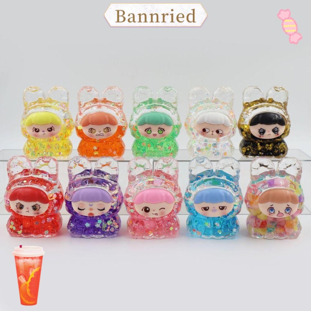 Bannriedsg989 เครื่องประดับขนาดเล็ก, การตกแต่งขวดทรายดูดเรืองแสง Lilith, Creative Change Face Liquid Glitter ของเล่นเรืองแสงใน Dark Desktop Craft ตกแต่ง