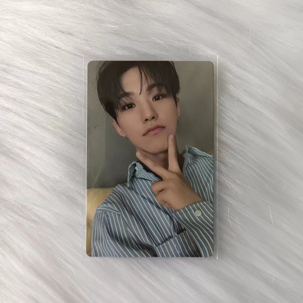 【Official Photocard】card seventeen HOSHI Card Personal Card Official 3 Starting Blue Shirt HOSHI Bra