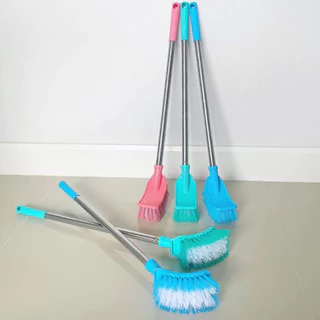 JIE HOME แปรงขัดห้องน้ำ แปรงล้างสุขภัณฑ์ แบบหัวกลม ที่ขัดห้องน้ำ ไม้ขัดส้วม