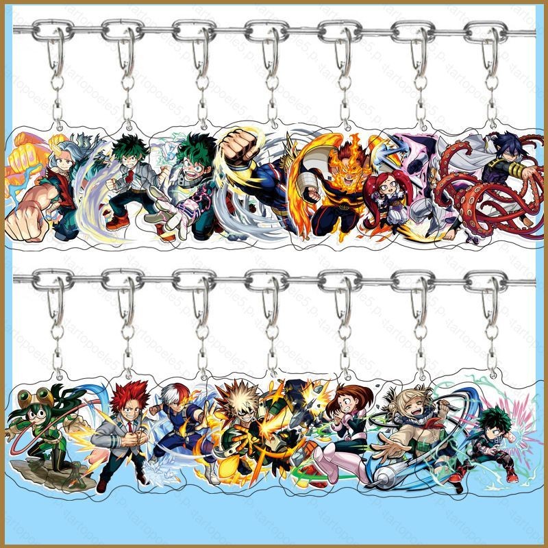 Sta5 My Hero Academia Izuku Midoriya Katsuki Bakugo Shoto Todoroki acicylic key holder พวงกุญแจกระเป๋าจี้