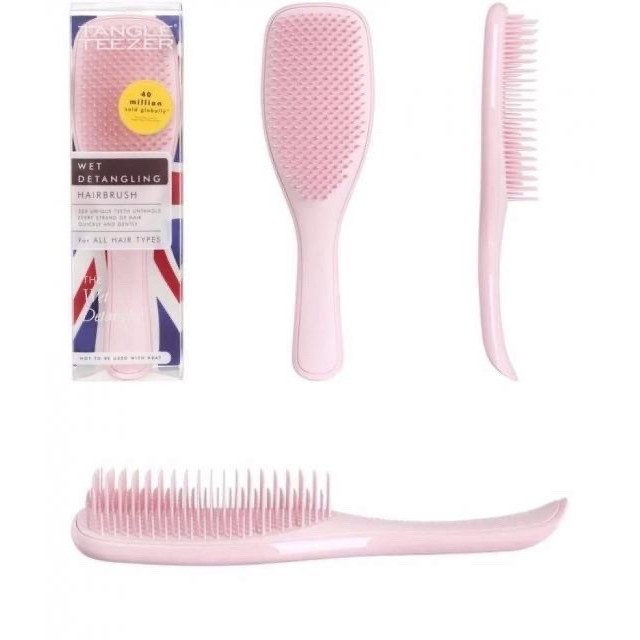 รุ่นกลาง Tangle Teezer Wet Detangling Hairbrush แปรงหวีผมแบบสลิม แปรง หวีผมตรง หวีผม หวีพกพา man06