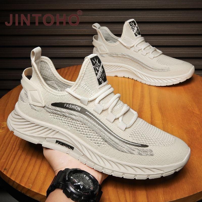 JINTOHO حذاء رياضي رجالي محبوك قابل للتهوية 2024 — صورة 2