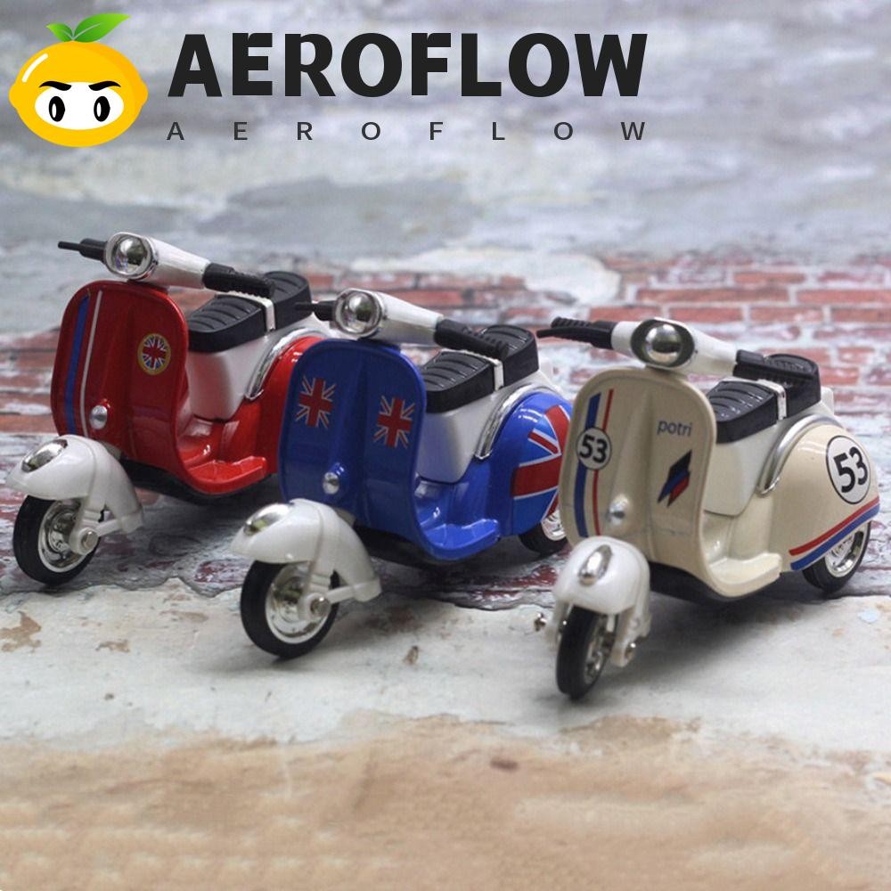 Aeroflow โมเดลรถจักรยานยนต์, รถจักรยานยนต์ขนาดเล็กความเฉื่อย, ของเล่นยานพาหนะแบบพกพา Diecast ดึงกลับจําลองรถจักรยานยนต์ของเล่นคอลเลกชัน