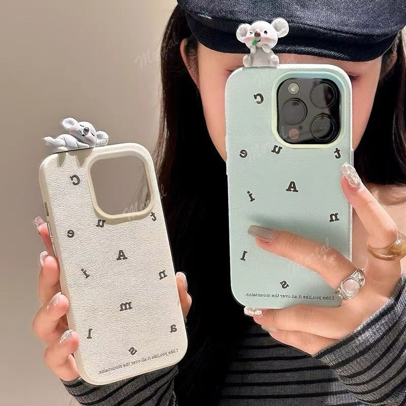 สําหรับ Vivo V40 V30 V29 5G กรณี Vivo V40 V30 Pro สามมิติ Koala เคสโทรศัพท์ Soft Drop Resistance