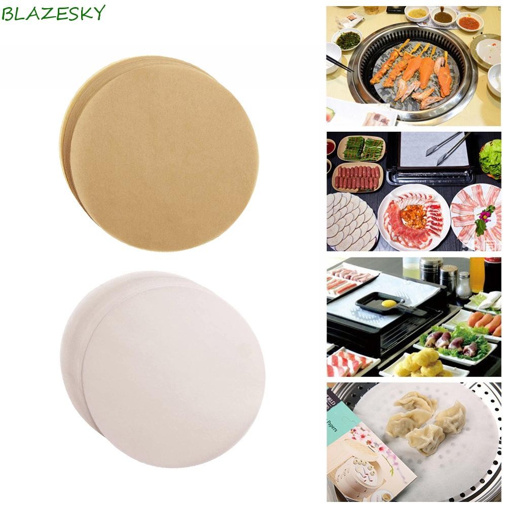 Blazesky กระดาษรองอบกระดาษดูดซับน้ํามันทนความร้อนเตาอบย่างขนมคุกกี้แผ่นอบ