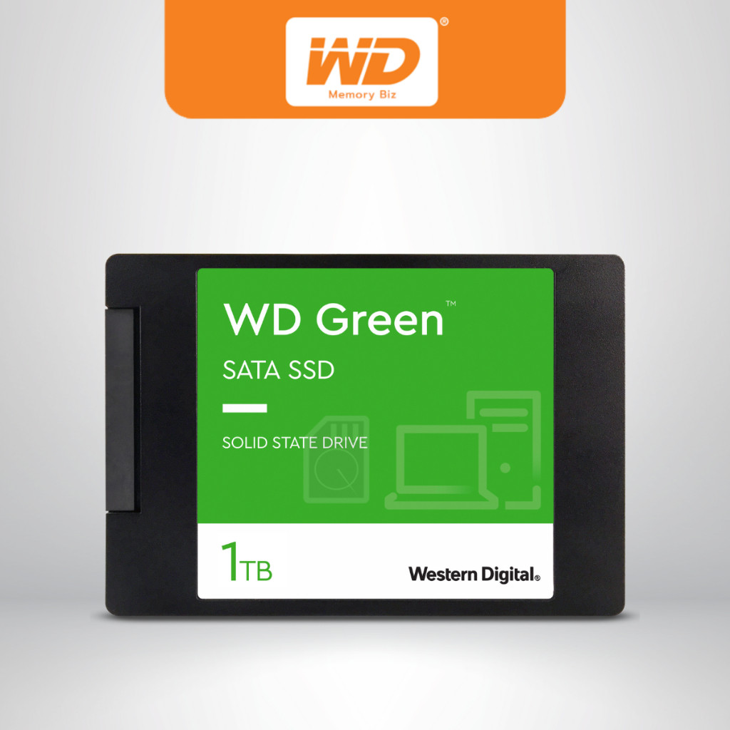 WD SSD (เอสเอสดี) WD GREEN 1TB ,480GB & 240GB - 2.5" SATA3 Speed Up to 545 MB/s ประกัน 3ปี
