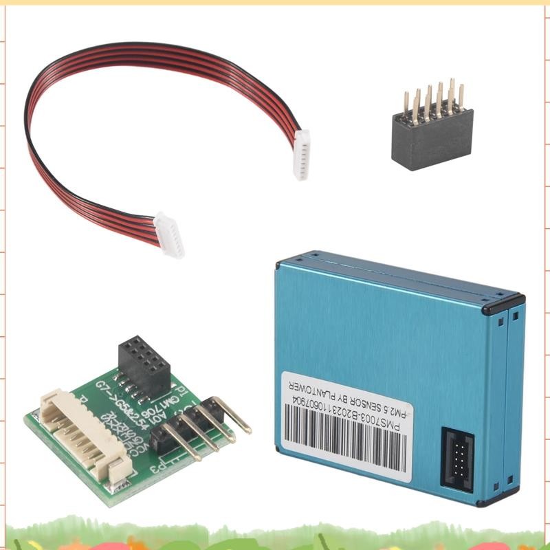 Super PM2.5 DUST Sensor PMS7003 / G7 เซ็นเซอร์ PM2.5 ดิจิตอลรูปทรงบาง (บอร์ดเหนี่ยวนํา + สาย)