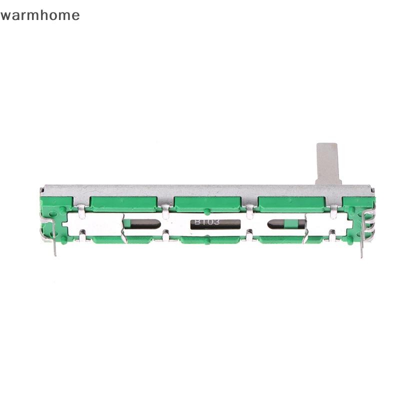 [warmhome] 60 มม.Fader Mixer Double B10K Volume Potentiometer Mixer Fader Straight Slide Volume Pote