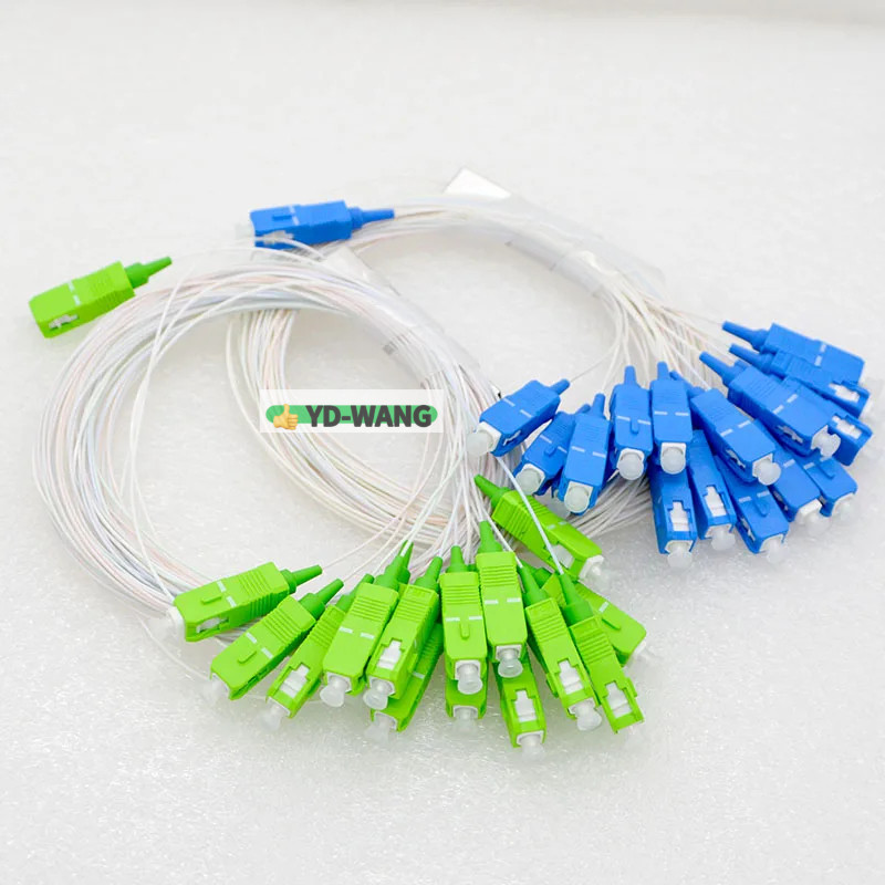 1:16 plc mini differential Splitter micro ท่อเหล็ก sc/upc/apc ไฟเบอร์ออปติก splitter 1 ชิ้น/3 ชิ้น 1x16 PLC Optical Splitter