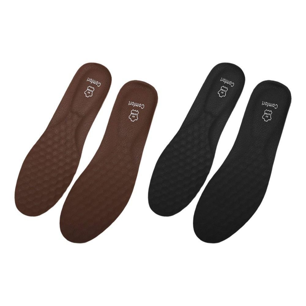Lonmi 1 คู่รองเท้าหนัง Insoles, Arch สนับสนุน Deodorization Cowhide รองเท้า Pad, อัพเกรด Comfort Shock-absord Insole รองเท้าวิ่งใส่
