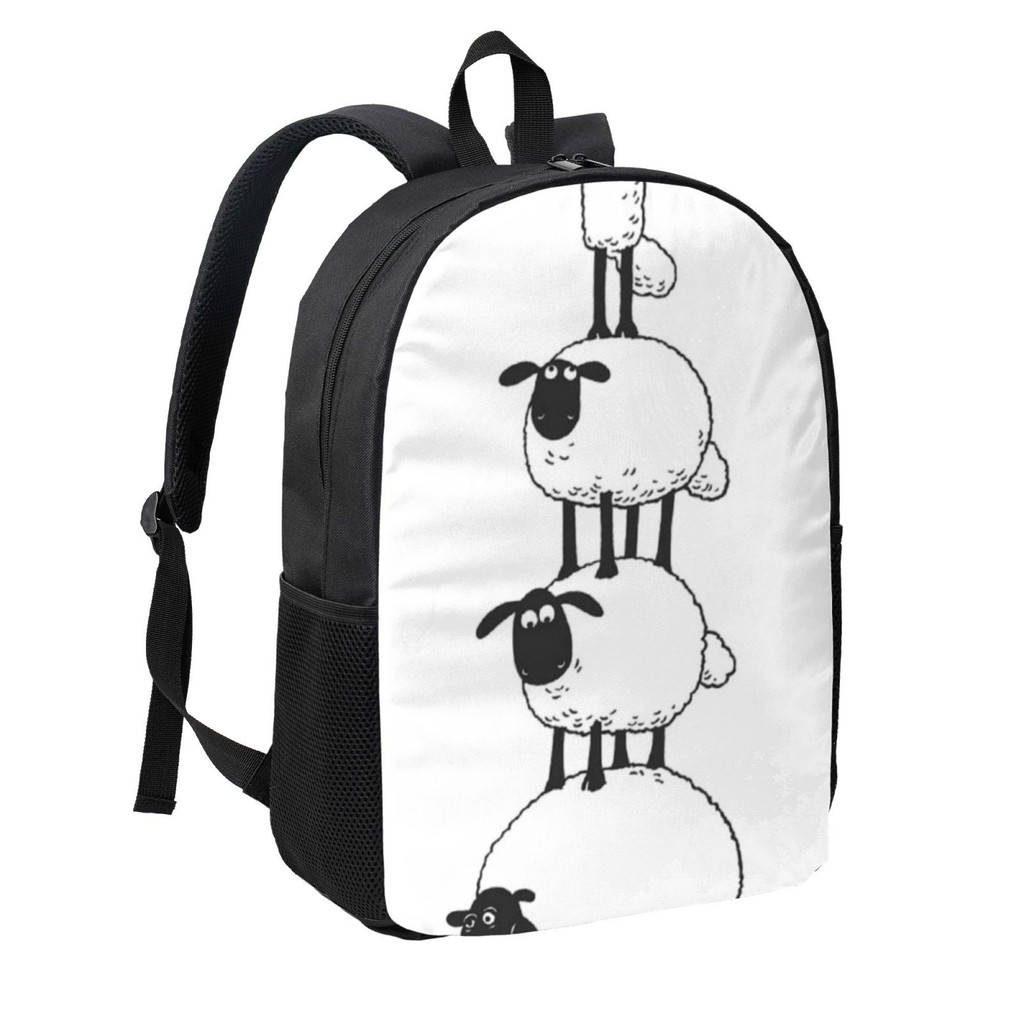 Shaun The Sheep Movie 17in กระเป๋าเป้น้ําหนักเบาเรียบง่าย