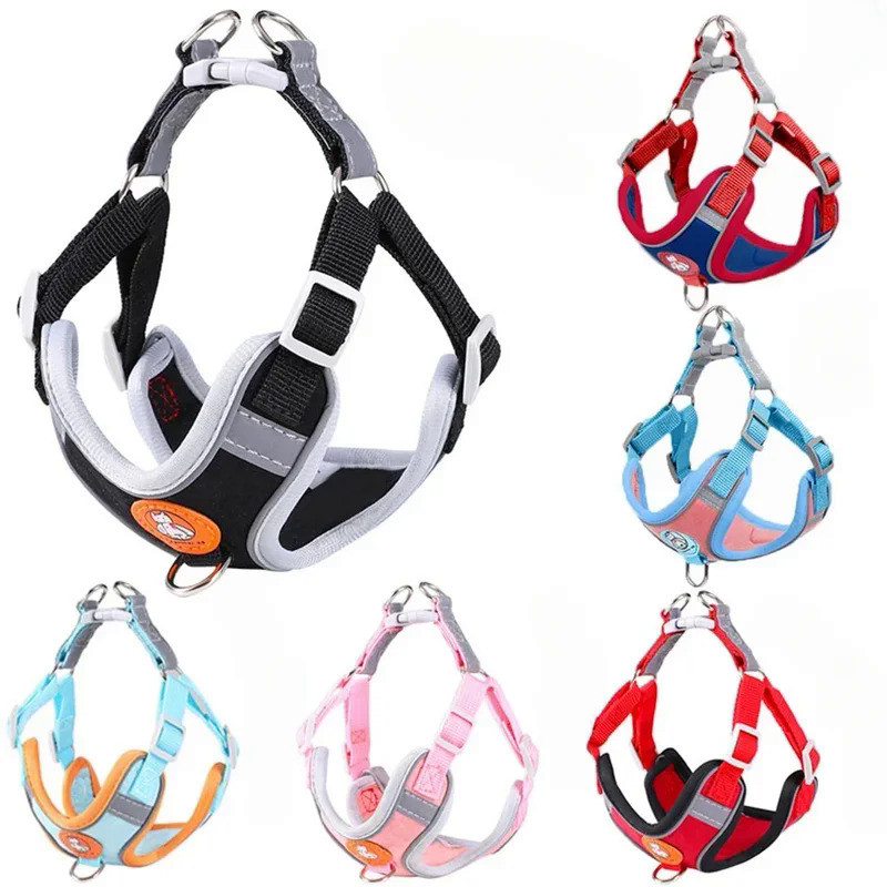 Pet Dog Harness Breathable Reflective Dog Harness Adjustable Harness Dog for Kitten Puppy Pet Access