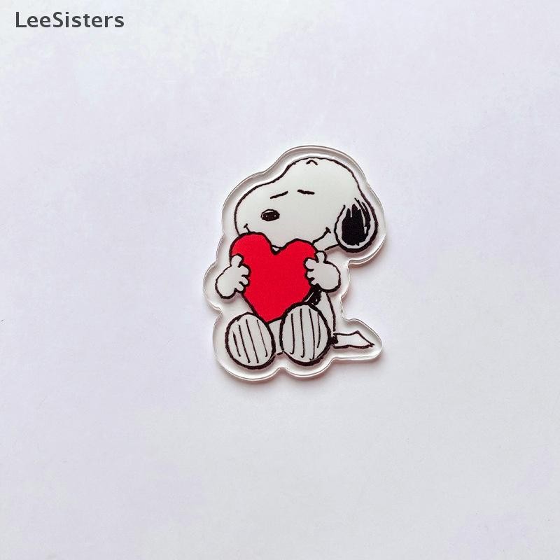 Leesisters 9 ชิ้นการ์ตูน Snoopy เข็มกลัดน่ารัก Anime Badge Pins ปกเข็มกลัดกระเป๋าเสื้อผ้าตกแต่งสําหรับเด็กเพื่อนของขวัญของฉัน