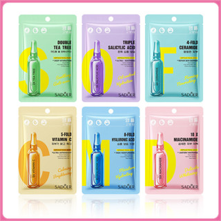 พร้อมส่ง！มาส์กหน้าSADOER มาส์กหน้าเอสเซ้นบํารุงผิวหน้า เติมค…