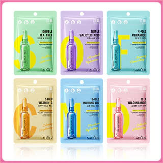 พร้อมส่ง！มาส์กหน้าSADOER มาส์กหน้าเอสเซ้นบํารุงผิวหน้า เติมความชุ่มชื้นให้ผิวหน้า