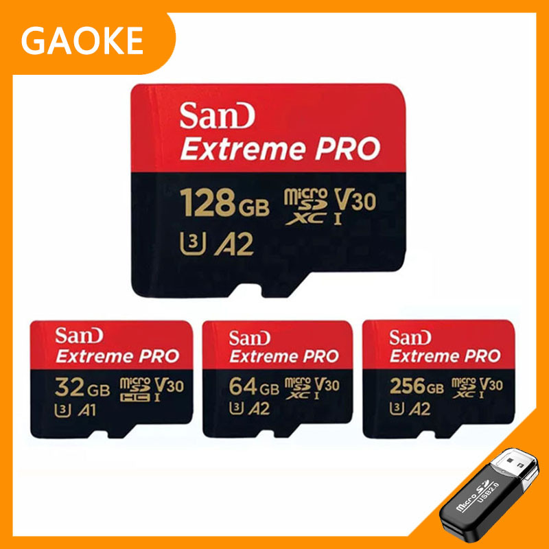 San * Disk Miniature SD การ์ดหน่วยความจํา 128 GB/32 GB/64 GB/256 GB/512 GB/1 TB Classe 10 A1 ความเร็วสูง TF แฟลชการ์ดหน่วยความจํา 8 GB/16 GB/4 GB/2 GB/1 GB Memory Card, เหมาะสําหรับโทรศัพท์มือถือ/คอมพิวเตอร์/กล้อง/
