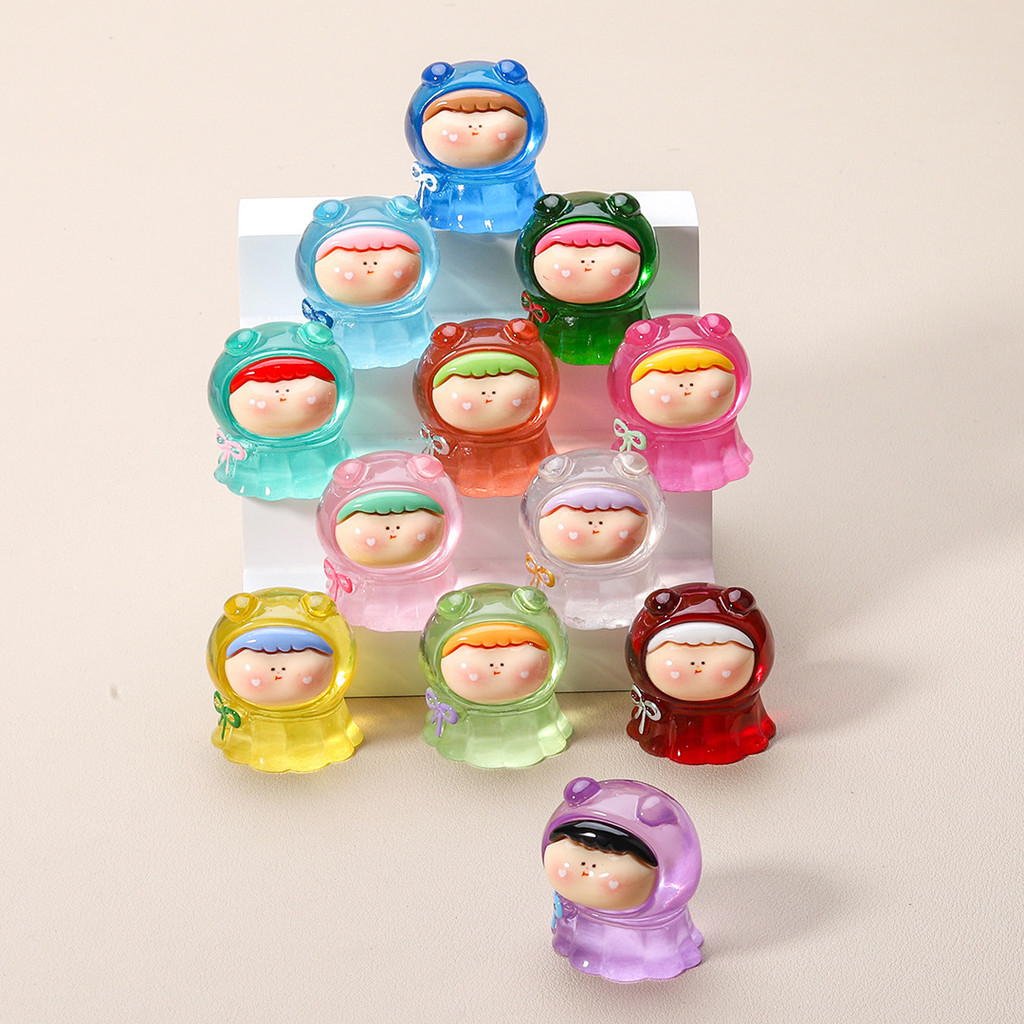 12ชิ้นใสหมีกระต่ายชุด3งเรซิ่นเสน่ห์สําหรับ งIY(1-355)