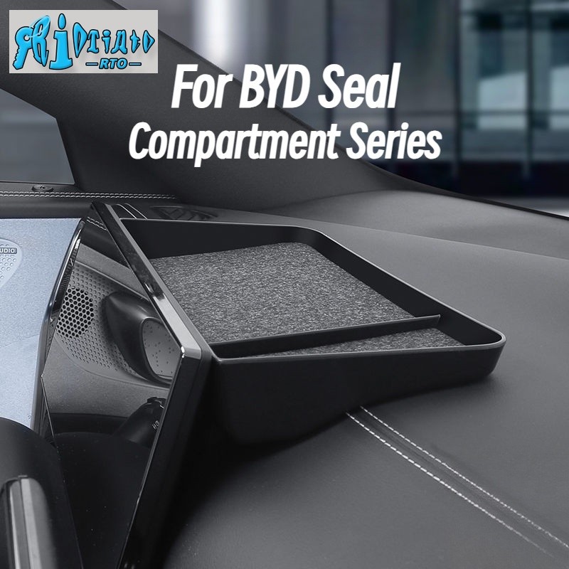 Byd Seal กล่องเก็บของในรถยนต์ด้านหลังหน้าจอด้านหลังคอนโซลกลางผู้ถือกล่องกระดาษทิชชูอุปกรณ์ตกแต่งภายใน