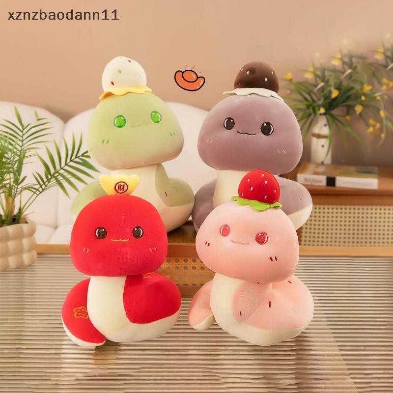 [xznm] น่ารัก การ์ตูนยืนเด็กงูสวมเนคไทของเล่นตุ๊กตานุ่มยัดไส้ของขวัญตกแต่งบ้าน อืม