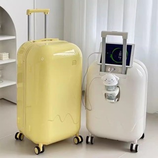 กระเป๋าเดินทาง 20/24นิ้ สีสันที่แจ่มชัด กระเป๋าล้อลาก วัสดุ …