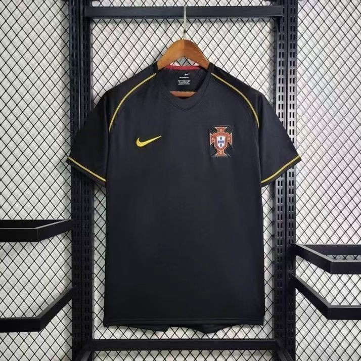Retro Edition 2006 เสื้อเยือนโปรตุเกสเสื้อฟุตบอลชุด S-2XL,สามารถเพิ่มชื่อและหมายเลขของคุณได้