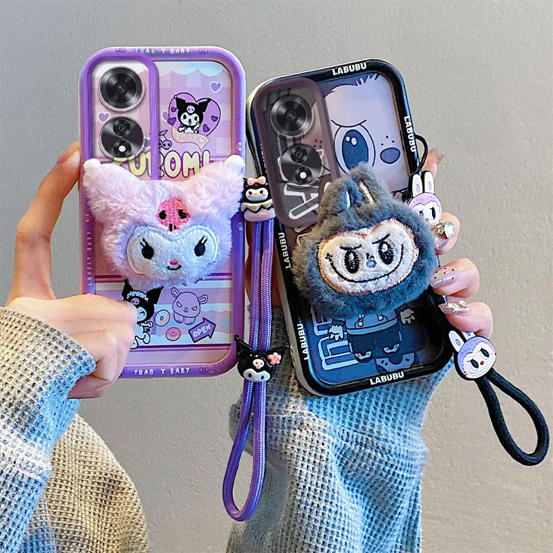 เคส OPPO A60 ตุ๊กตา TPU โทรศัพท์ป้องกันกรณี
