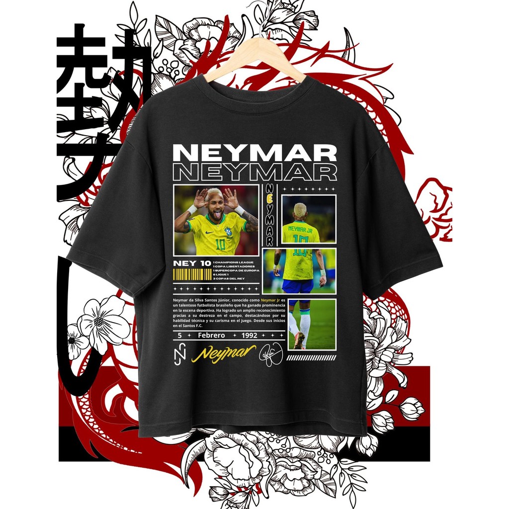 Neymar T-shirt เสื้อยืดสไตล์ใหม่ 2025 UNISEX ผ้าฝ้ายสะดวกสบาย fashion t-shirt