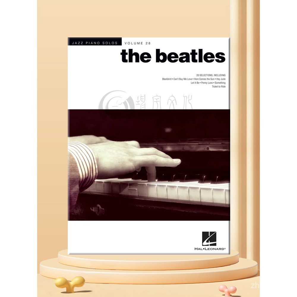 หนังสือโน้ตดนตรีต้นฉบับของ The Beatles Jazz Piano Solos Series Volume 28 HL โดย Hal Leonard สหรัฐอเม