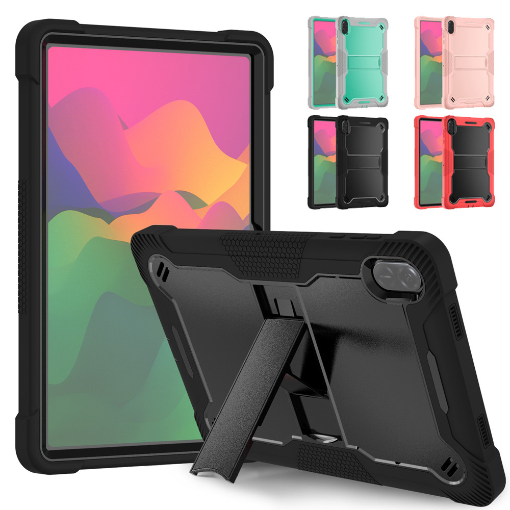 สําหรับ Honor Pad X8a 2024 11 นิ้ว NDL-W09 กรณีเด็กปลอดภัยซิลิคอน PC Hybrid กันกระแทกขาตั้งแท็บเล็ตฝาครอบปลอก