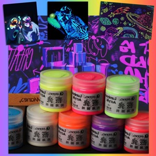 👉 สีอะคริลิค เรืองแสง สีสะท้อนแสง สีเรืองแสง ขนาด 50 ml ขวดใ…