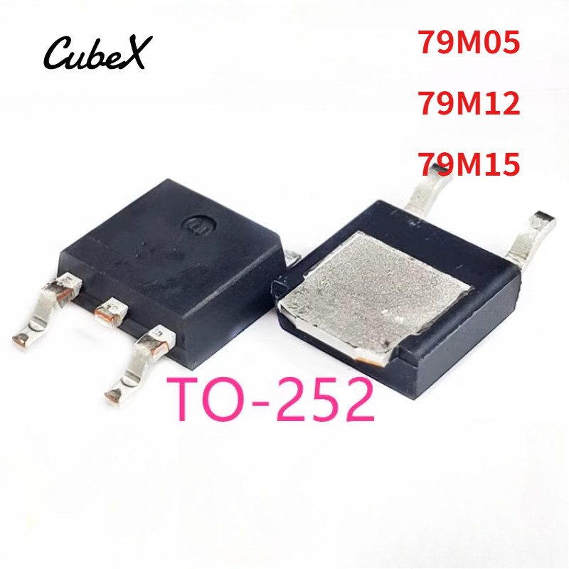 ‌10/5 ชิ้น 79M05 79M12 79M15 CDT CDT-TR SMD เครื่องปรับแรงดันไฟฟ้า TO-252 สามเครื่องควบคุมอากาศ IC
