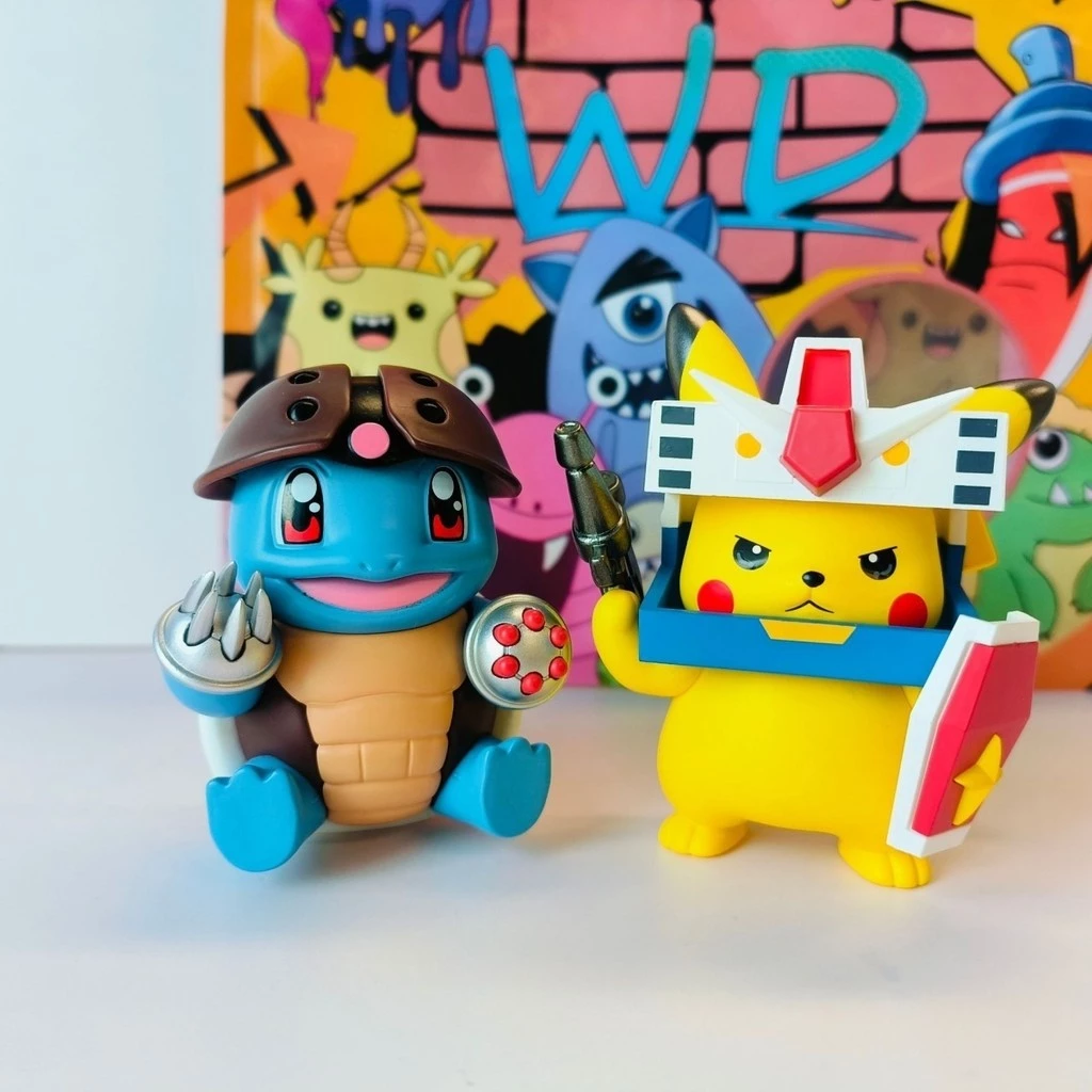ของเล่นฟิกเกอร์ตุ๊กตาโปเกมอน โมเดลพิคาชู ของตกแต่งโต๊ะ กล่องสุ่ม ของเล่นสร้างสรรค์ ของขวัญวันเกิด thumbnail 5