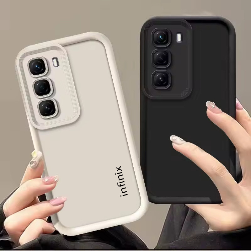 [คลังสินค้าพร้อม] เคสโทรศัพท์สําหรับ infinix Hot 50 60 Pro Plus Hot 50 Hot 40 Pro Hot 50 50i 60i 4G 5G กันกระแทกโทรศัพท์ซิลิโคนเหลวปกอ่อน