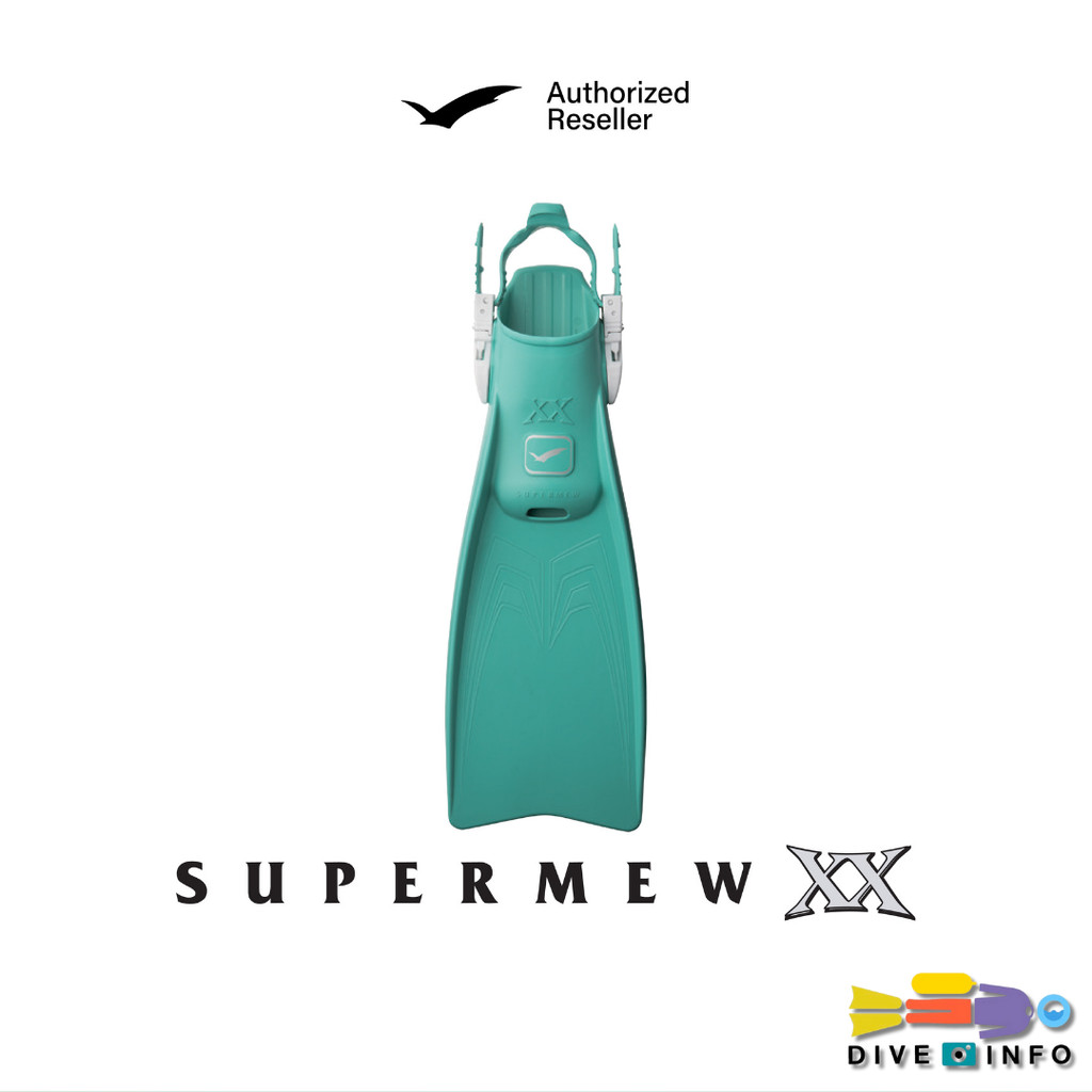 GULL - Fin Super Mew XX , Fins Open Heel (ฟิน, ตีนกบ, ฟินดำน้ำ)