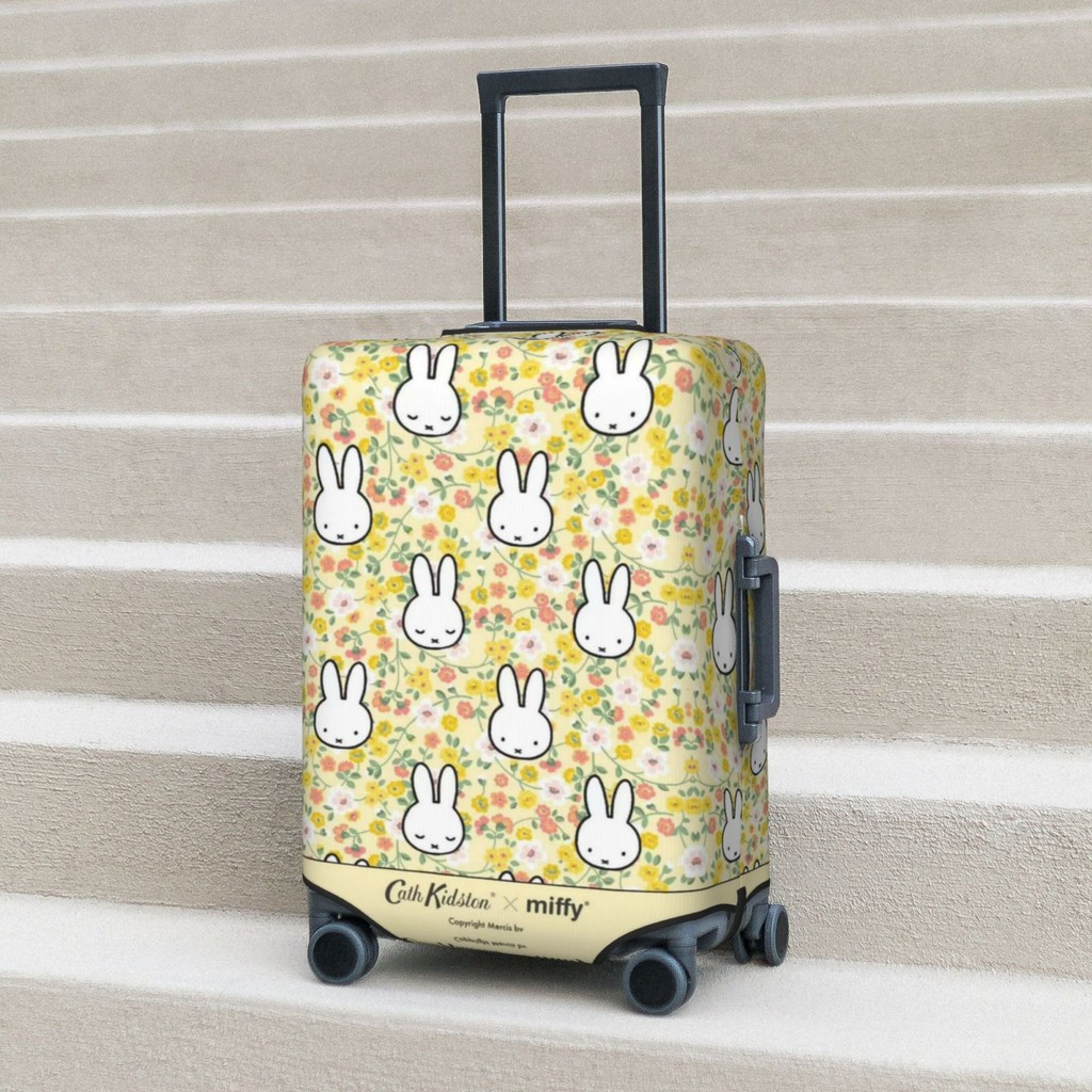 ผ้าคลุมกระเป๋าเดินทาง Miffy ผ้าสแปนเด็กซ์ ยืดหยุ่น ผ้าคลุมกระเป๋าเดินทาง ขนาด 18 20 22 24 26 28 30 32 นิ้ว GUOC