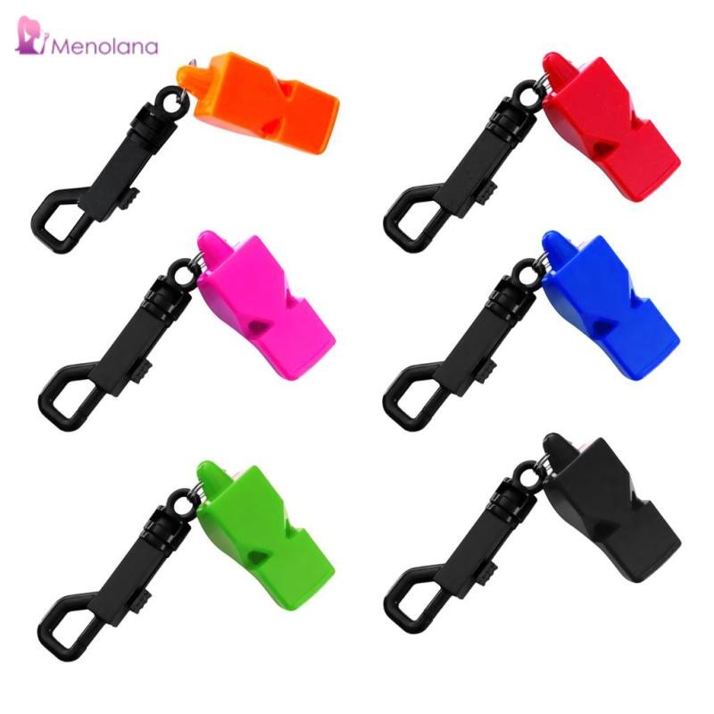 [Menolana] Scuba Diving Emergency Scuba Diving survival whistle with Snap Clip Orange