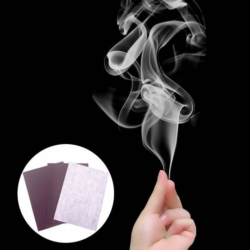 10ชิ้น/เซ็ตตลกมายากลควันปรากฏจากนิ้วกระดาษลึกลับตลกมายากลอุปกรณ์ประกอบฉากมืออาชีพอุปกรณ์