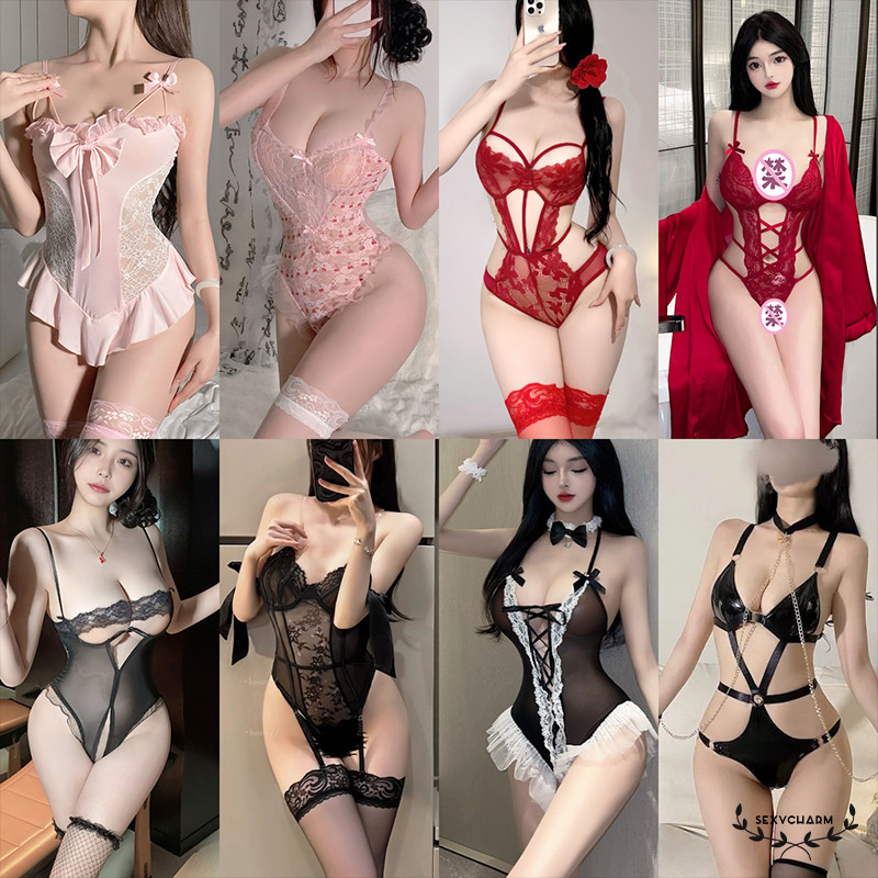 Sexy Charm💓💓 สไตล์ใหม่ แฟชั่น ซีรีย์บอดี้สูท ชุดนอนเซ็กซี่ หลากหลายสไตล์ อัพเดตอย่างต่อเนื่อง
