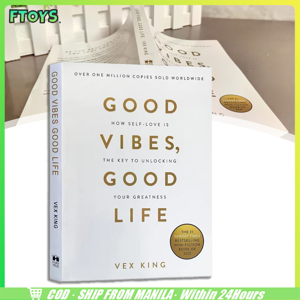 จัดส่งใน24ซม.good vibes good life vex king หนังสือภาษาอังกฤษ พัฒนาตนเอง English book