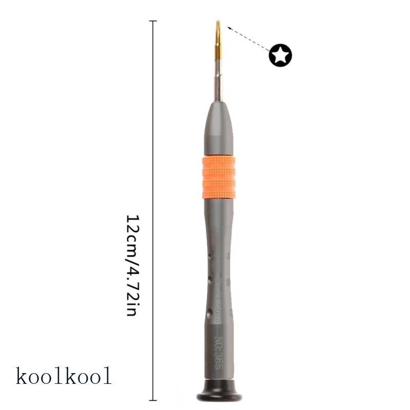 Kool T5 Torx P5 Pentalobe ไขควงสําหรับจอแสดงผลแล็ปท็อปซ่อมเครื่องมือ