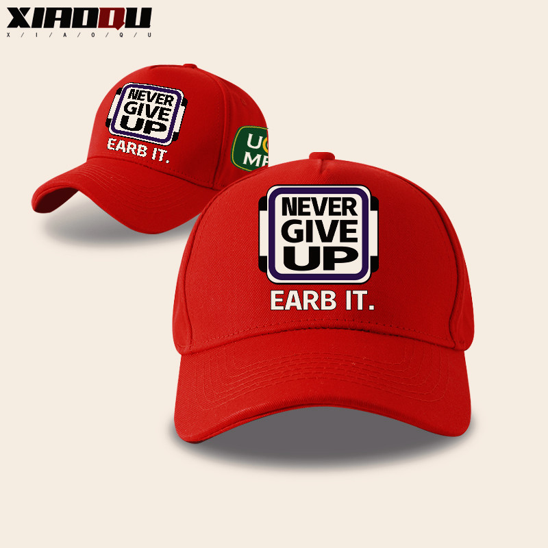 WWE John Cena มวยปล้ํารอบ John Cena หมวกลิ้นเป็ดหมวกกันแดดเบสบอลลําลองสําหรับบุรุษและสตรี