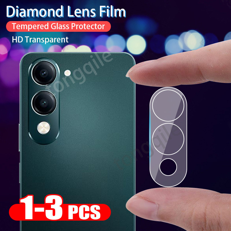 3in1 กล้องฟิล์มสําหรับ Vivo Y29s Y29t Y04 VivoY29s 5G 4G 2025 โปร่งใสคลุมทั้งหมดป้องกัน HD Clear Vie